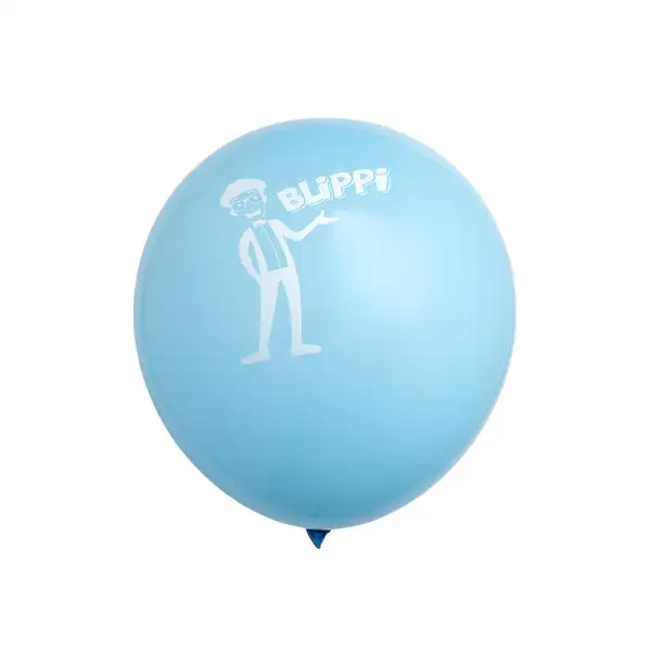 Blippi Printed Latex Balloon Blue – 11in