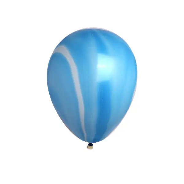 Marble Design Printed Balloon Blue – 11in