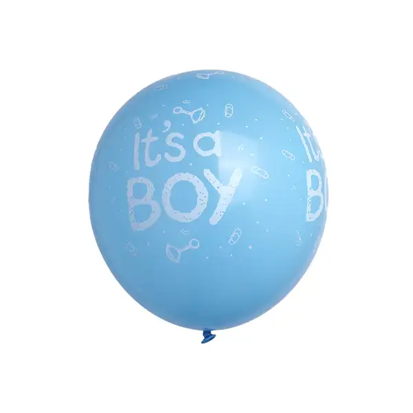 Its A Boy Printed Latex Balloon Blue – 11in