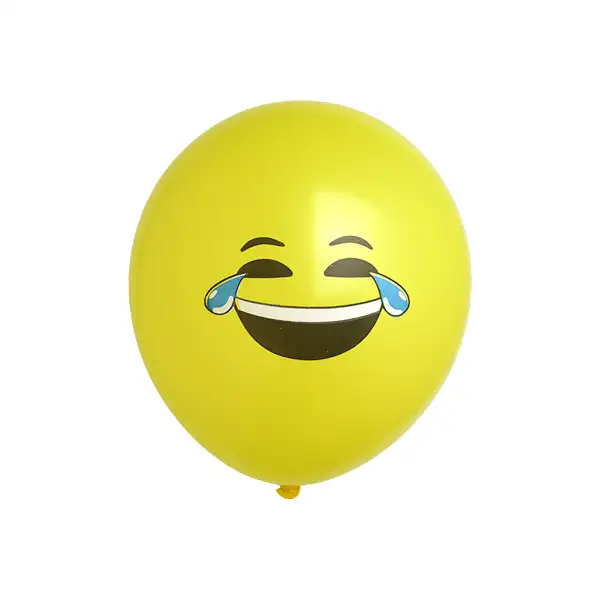 Tears of joy Emoji Balloon Yellow – 11in