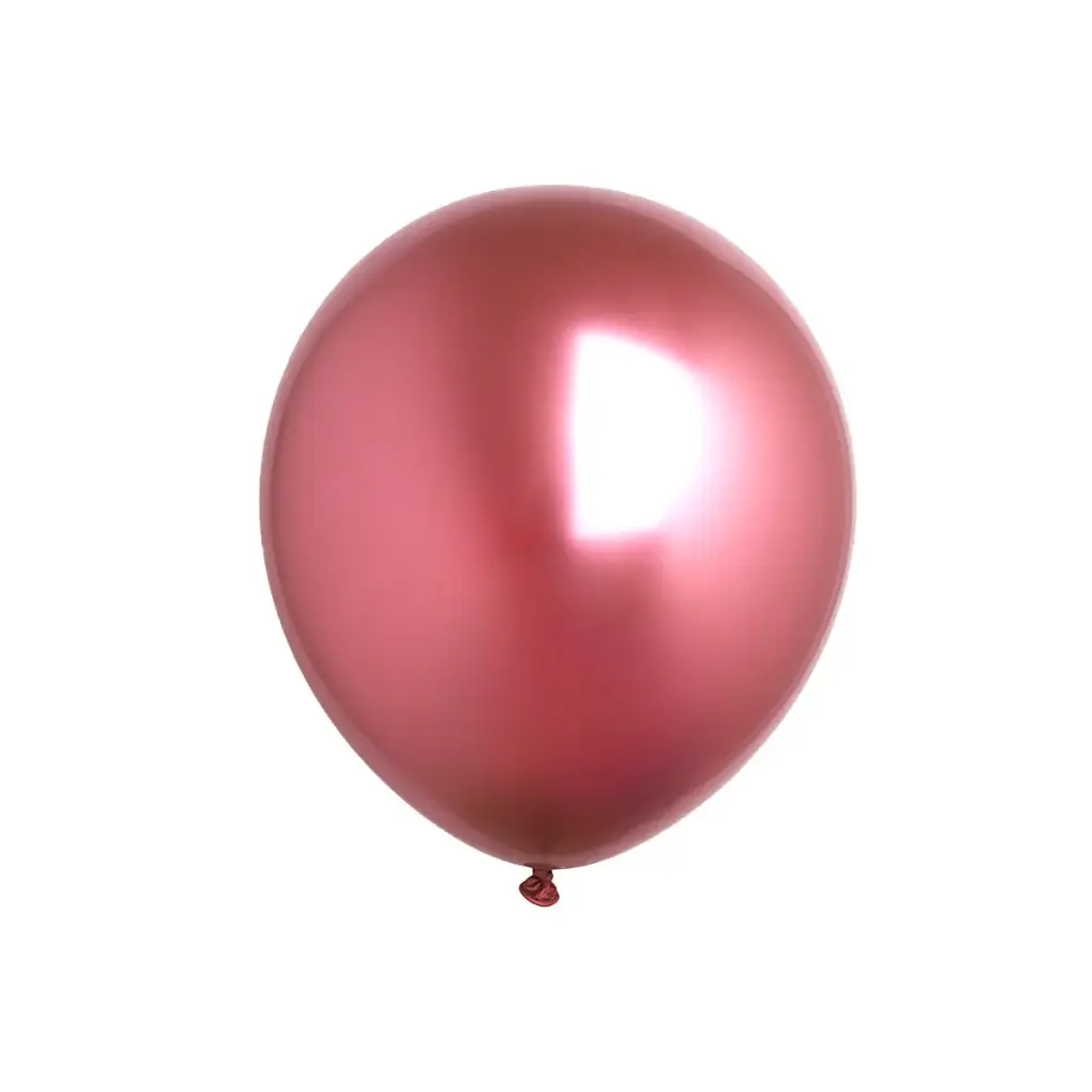 Fuchsia Chrome Latex Balloons 11in 1pcs – Helium Inflated