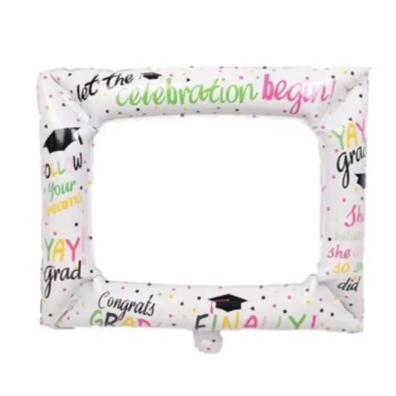 Graduation Selfie Frame Foil Balloon