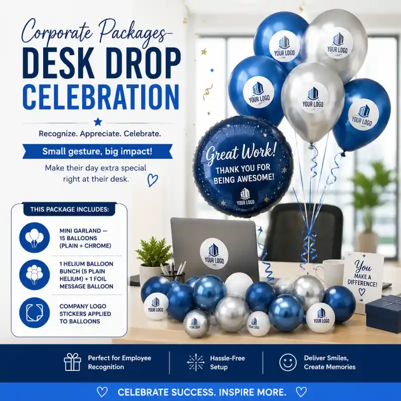 Corporate Packages-Desk Drop Celebration