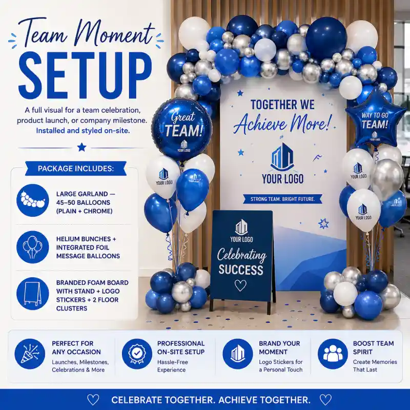Corporate Packages-Team Moment Setup
