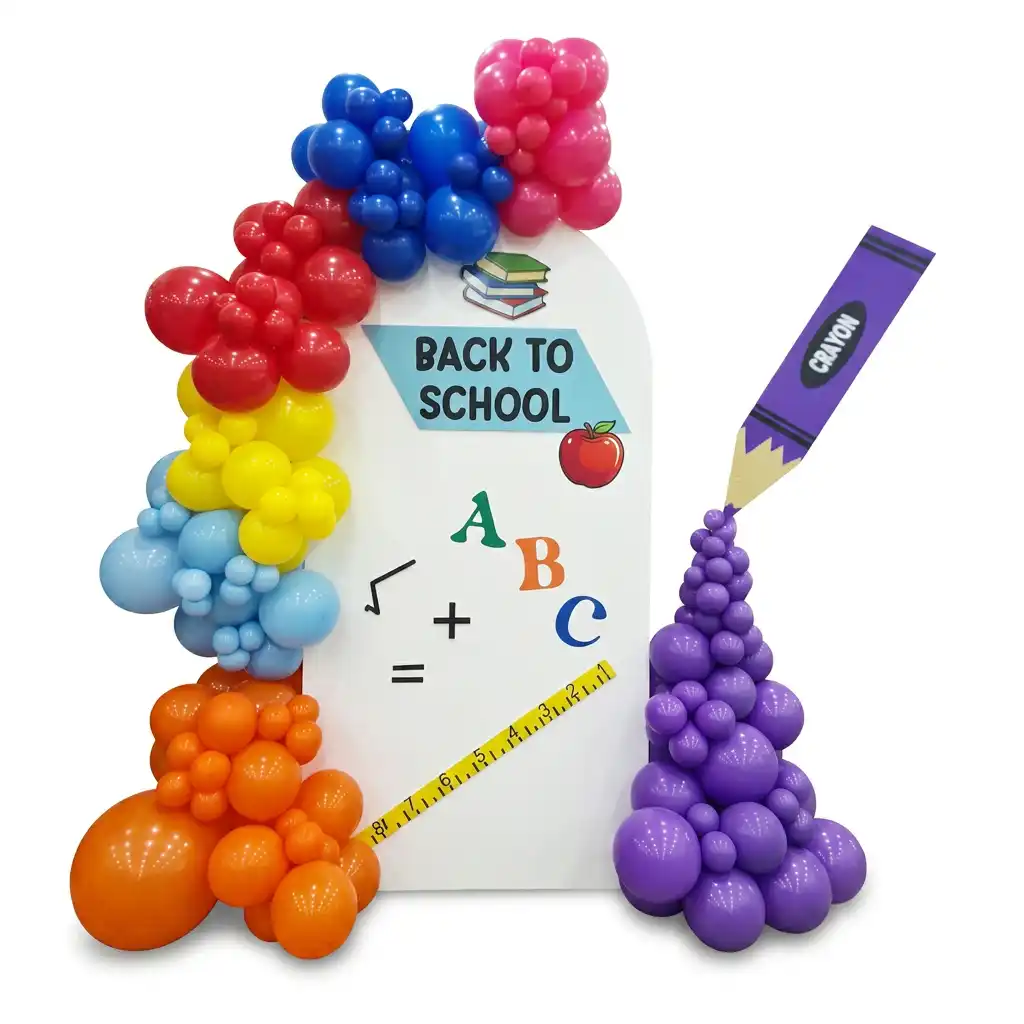Back to School Balloon Decoration Display Set