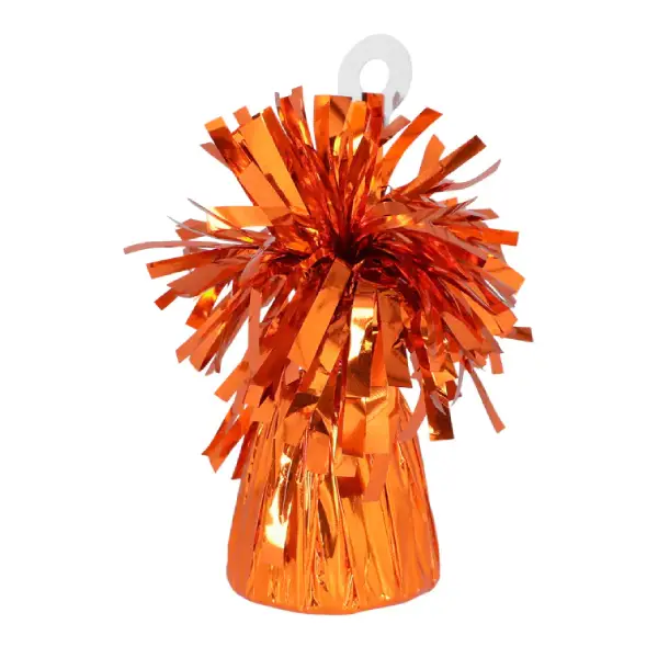 Orange Foil Balloon Weight
