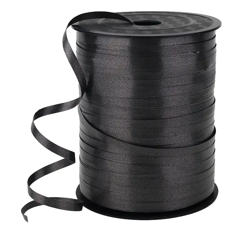 Black Curling Balloon Ribbon Roll
