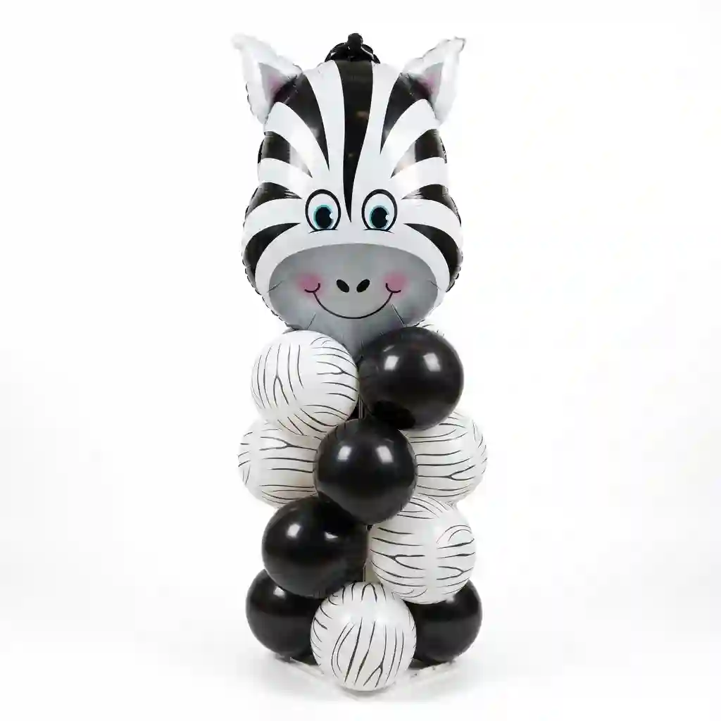 Zebra Animal Theme Balloon Column Decoration 1pcs