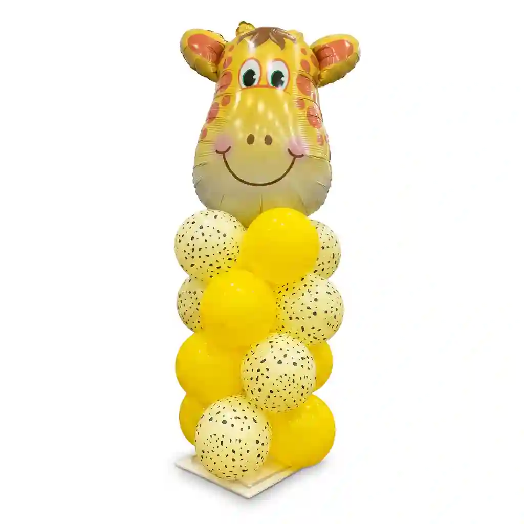 Giraffe Safari Balloon Column Decoration 1 pcs