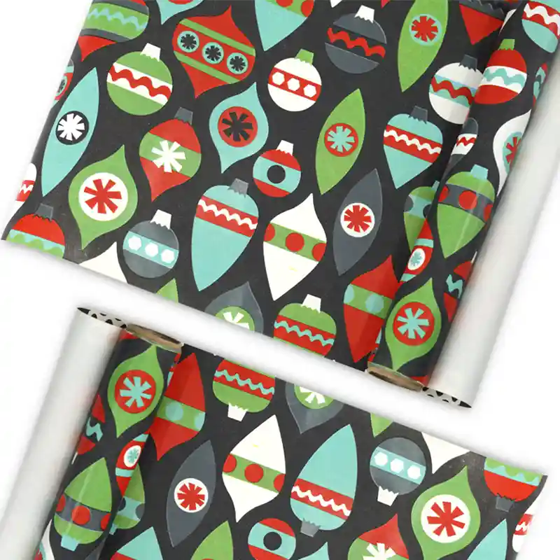 Christmas Ornament Gift Wrapping Paper