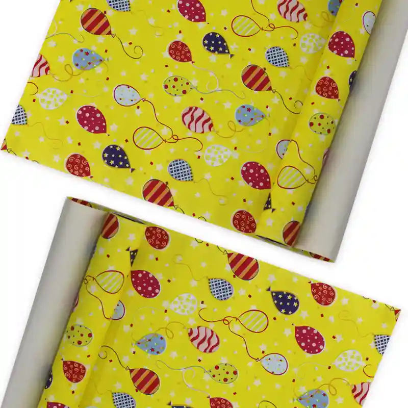 Yellow Balloon Celebration Wrapping Paper