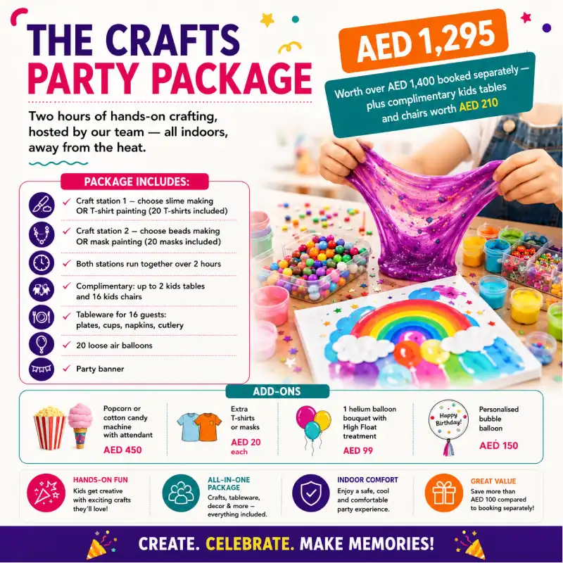 The Crafts Party Package