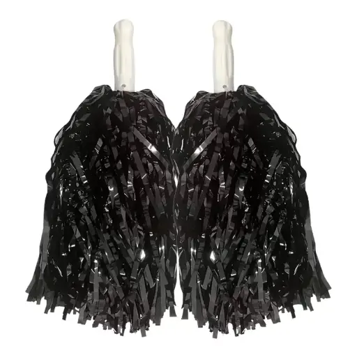 [100000002652/34880.1] Cheering Pom Poms - Black