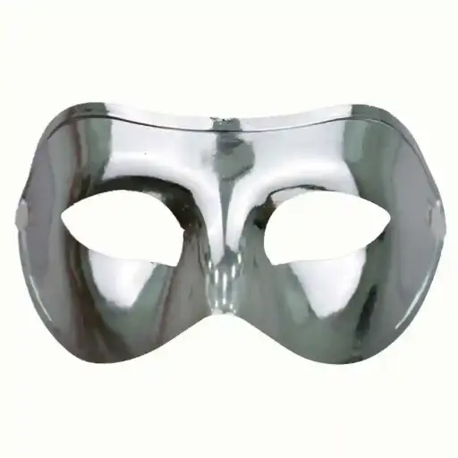 [8093] EYEMASK METALLIC SILVER