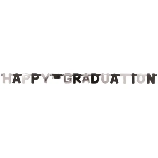 [100000006805/12501] Graduation Large Foil Letter Banner 8.33ft x 6.5in