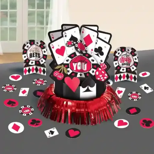 [280020] Place Your Bets Table Decorating Kit 23 pcs