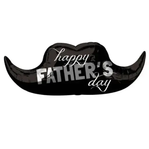 [2810601] Father’s Day Mustache Balloon 31X13in