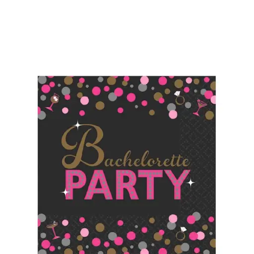 [501549] Bachelorette Night Beverage Napkins 16pcs
