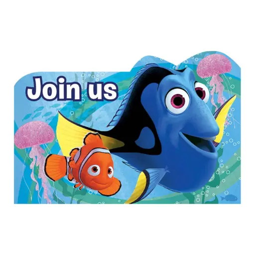 [491594] Finding Dory Invitation Card 
