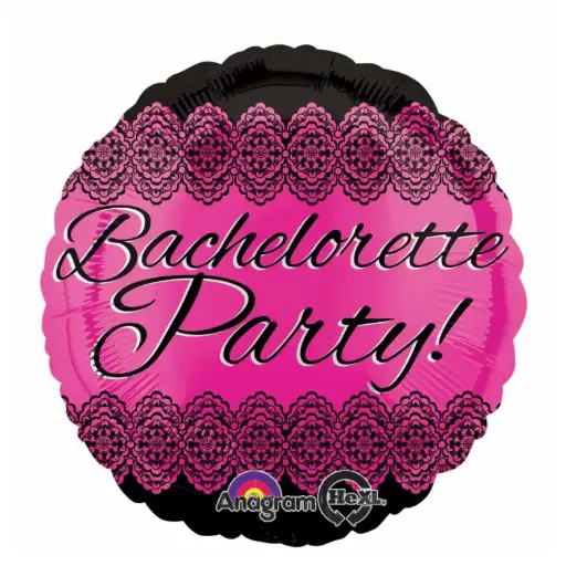 [30742] Bachelorette Party Lace Foil Balloon – 18in