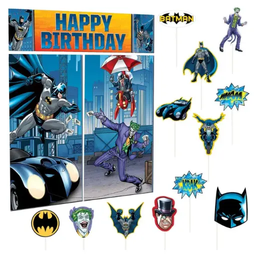 [670758] Batman Scene Setters With Photo Props