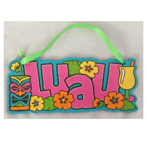 [240226] Small Tiki Glitter Sign