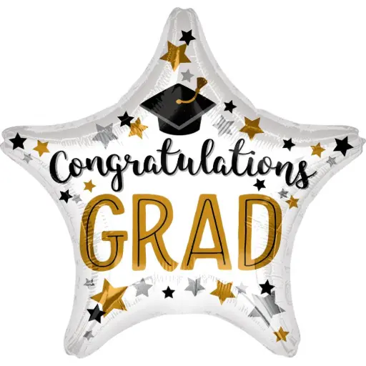 [37203] Congratulations Grad Foil Balloon 18in