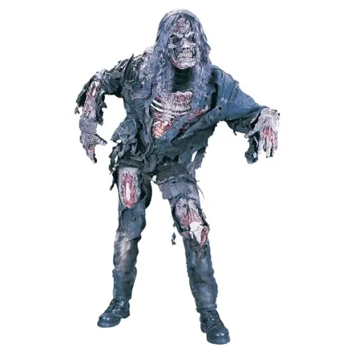 [24613] 3-D Zombie Costume Halloween For Adult