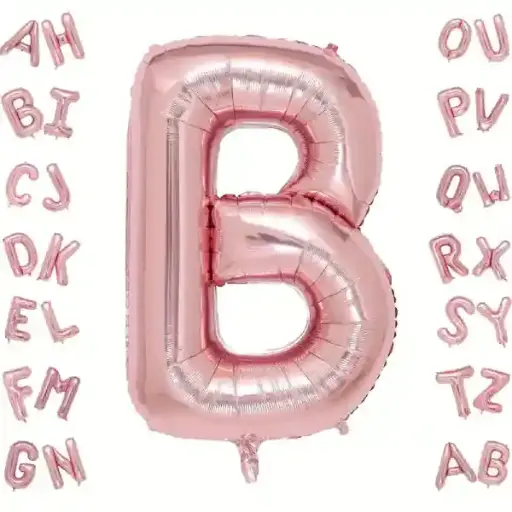 [100000011778] Rose Gold Letter B Foil Balloon 40 Inch