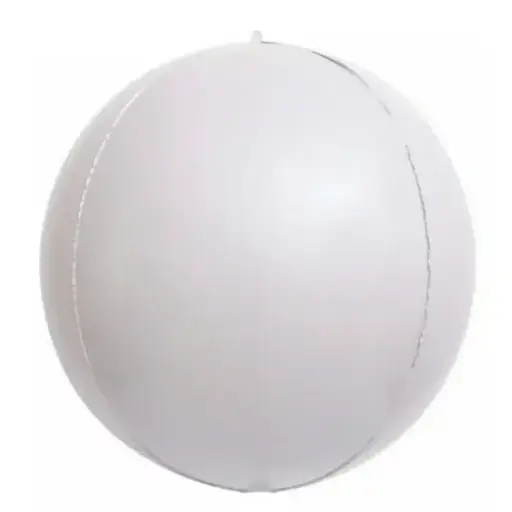 [P-049/H-081] White Orbz Foil Balloon 22 Inch