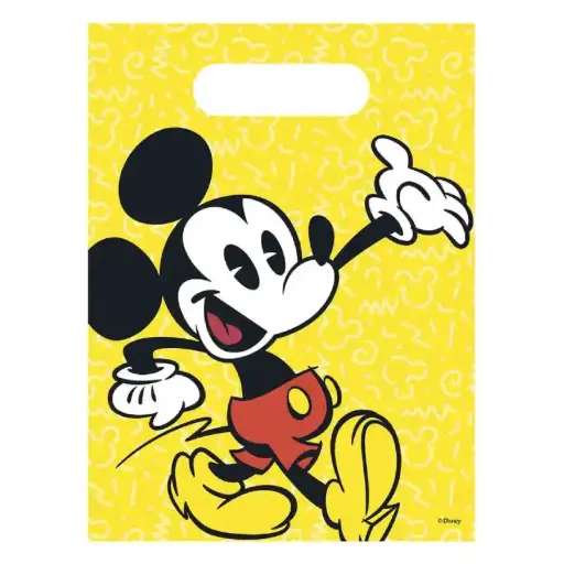 [89211] Disney Mickey Super Cool Disney Plastic Party Bags