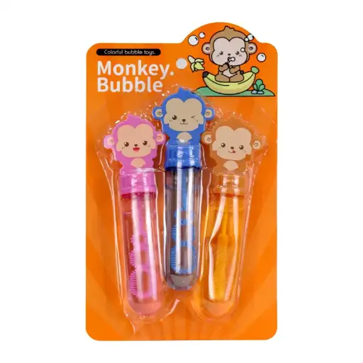 [00046193] MONKEY BUBBLES 3PCS