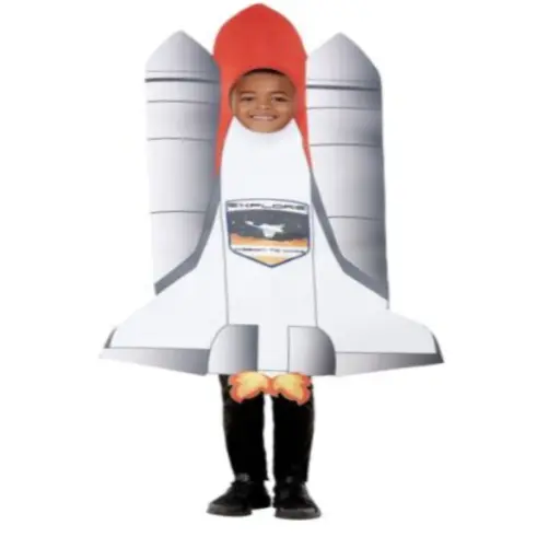 [46457] Rocket Ship Spaceman Costume For Kids - Small
