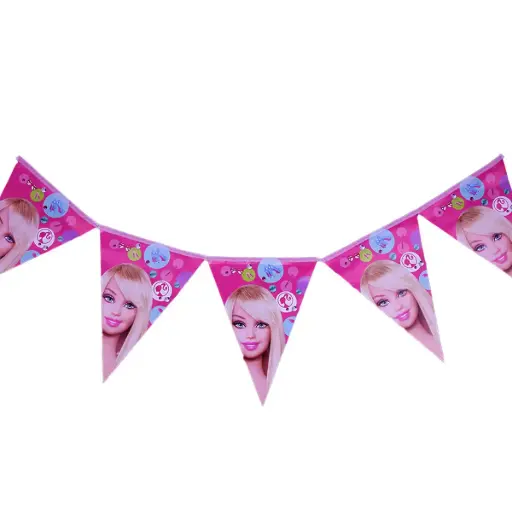 [48291] Barbie Girl Pennant Banner