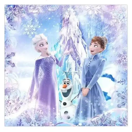 [49848] Disney Frozen Lunch Napkins – Pack of 20