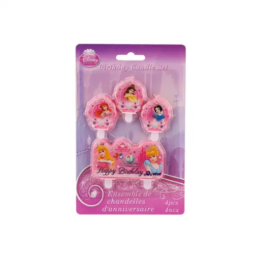 [179754 / 175072] Princess Mini Molded Cake Candle