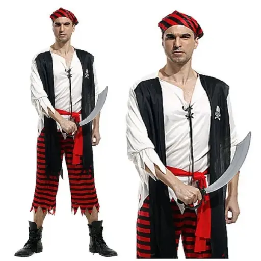 [8278] Adult Caribbean Pirate Costume