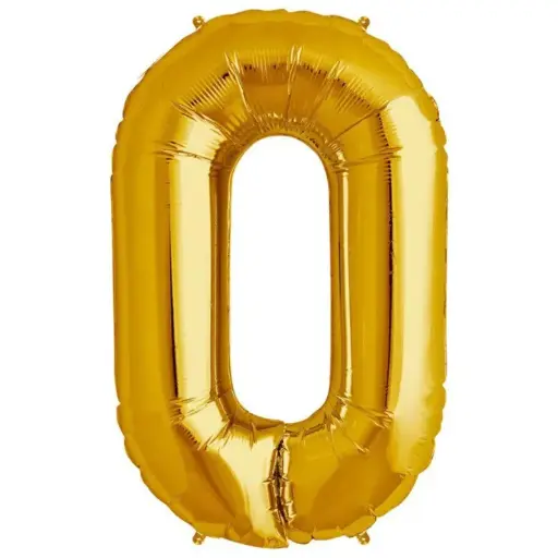 [100000005727/12879] Gold Letter O Foil Balloon 17 Inch