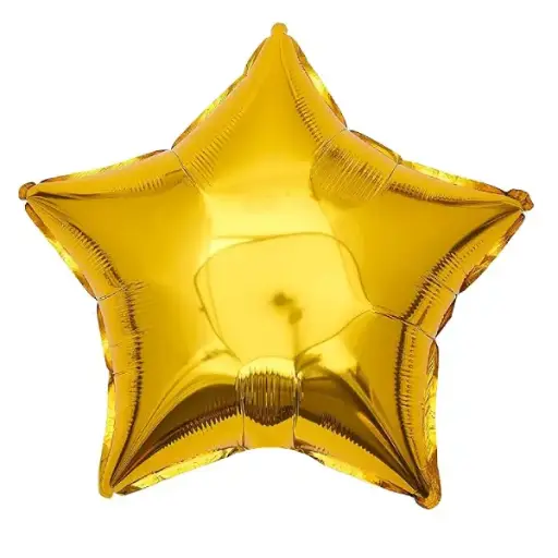 [100000011356/24182] Gold Star Foil Balloon - 18 Inch