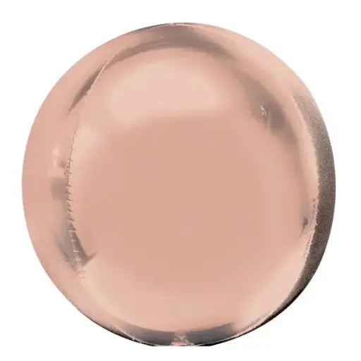 [100000011810/25136] Rose Gold Orbz Foil Balloon 22 Inch