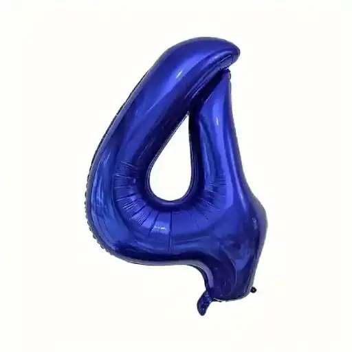 [100000012699/27093] Dark Blue Foil Number Balloon 4 – 40 Inch 