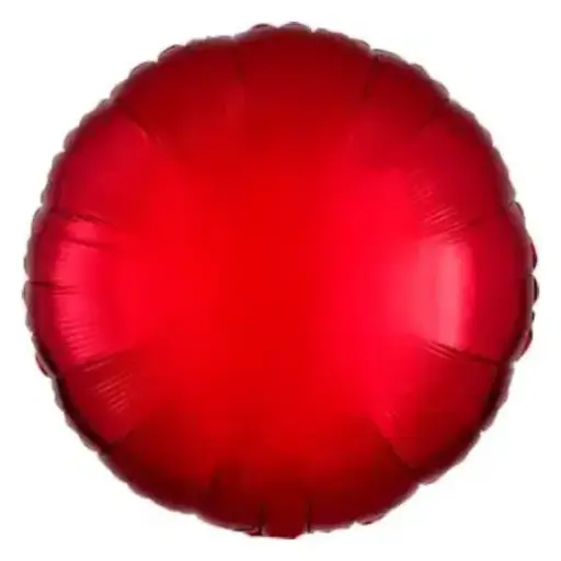 [100000142338] Red Round Foil Balloon - 18 Inch 