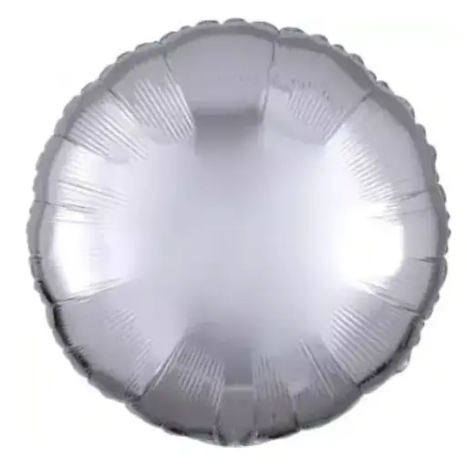 [100000142371] Silver Round Foil Balloon - 18 Inch 