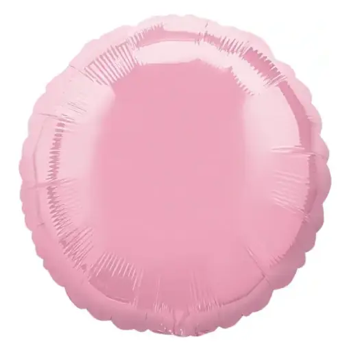 [00032806] Pink Round Foil Balloon - 18 Inch 