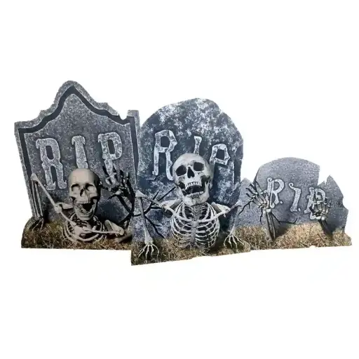[35025] Halloween Tombstones 3pcs