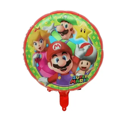 [46834] Super Mario Brothers Birthday Party Foil Balloons 18 in