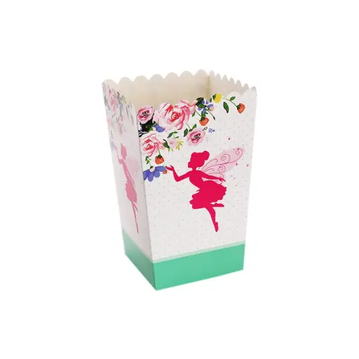 [00047140] Pink Fairy Popcorn Box -10 pcs 