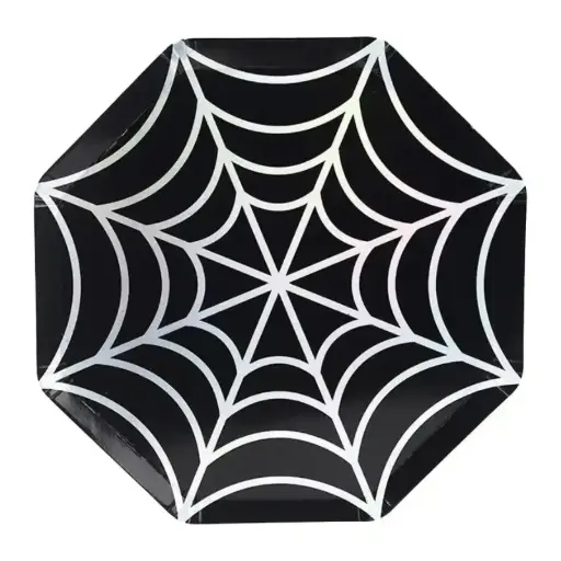[47464] Spider Web Paper Plate 7" , 8pcs