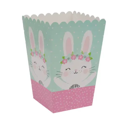 [47556] Easter Bunny Popcorn Box,10pcs