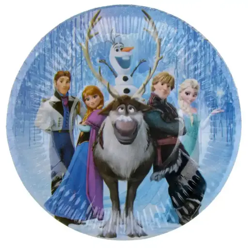 [49838] Disney Frozen Dessert Plates 7 Inch – Pack of 8